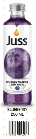 JUSS  FESLEĞEN TOHUMLU 250 ML CAM YABAN MERSİNİ