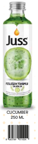 JUSS  FESLEĞEN TOHUMLU 250 ML CAM SALATALIK