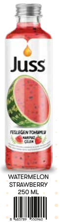 JUSS  FESLEĞEN TOHUMLU 250 ML CAM KARPUZ