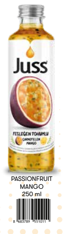 JUSS  FESLEĞEN TOHUMLU 250 ML CAM ÇARKIFELEK MANGO