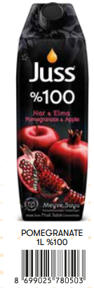 Juss %100 1 Lt Tetrapak Nar