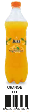 Juss Pet Şişe 1 LT Portakal