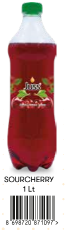 Juss Pet Şişe 1 LT Vişne