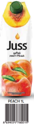Juss Meyve Suyu 1 LT Tetrapak Şeftali