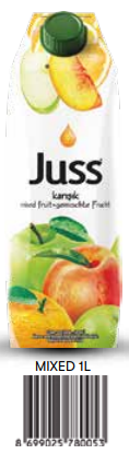 Juss Meyve Suyu 1 LT Tetrapak Karışık Meyveler