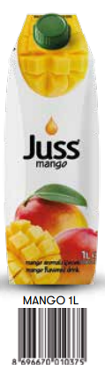 Juss Meyve Suyu 1 LT Tetrapak Mango