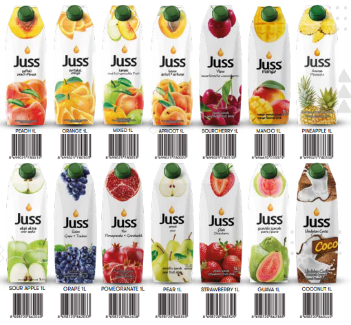 Juss Meyve Suyu 1 LT Tetrapak Mango