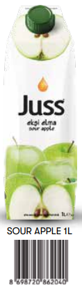 Juss Meyve Suyu 1 LT Tetrapak Ekşi Elma