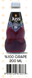 Juss %100 Cam 200 Ml Üzüm