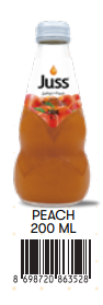 Juss  200 Ml Cam Şeftali