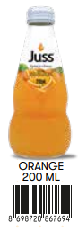 Juss  200 Ml Cam Portakal