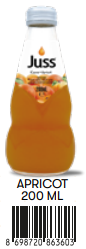 Juss  200 Ml Cam Kayısı