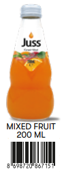 Juss  200 Ml Cam Karışık Meyveler