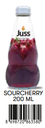 Juss  200 Ml Cam Vişne