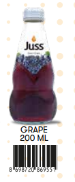 Juss  200 Ml Cam Üzüm
