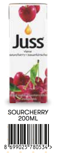 Juss  200 Ml Tetrapak Vişne