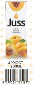 Juss  200 Ml Tetrapak Kayısı