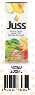 Juss  200 Ml Tetrapak Karışık Meyveler