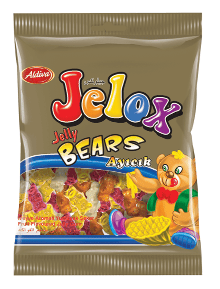 Aldiva Jelox Moonic Fruit Flavored Soft Jelly 20 gr
