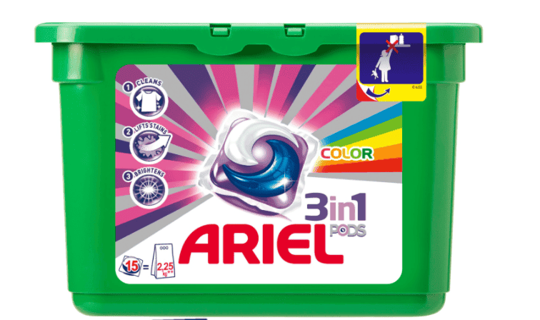 Ariel Kaps Parlak Renkler  15 Adet