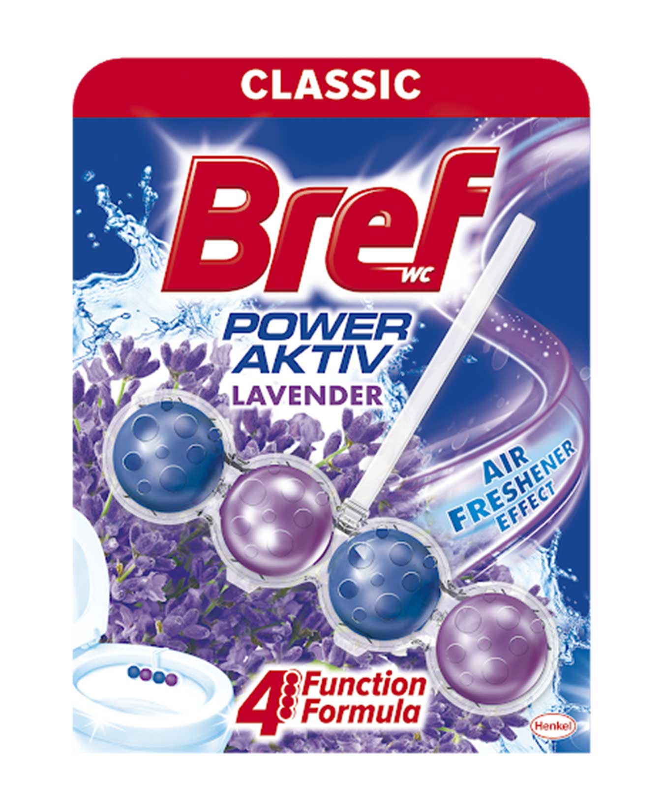 Bref Tuvalet Bloğu Klasik Power Aktif Lavanta Tekli