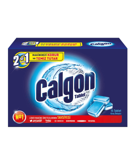 Calgon 2'si 1 Arada Kireç Önleyici Tablet 15 Adet