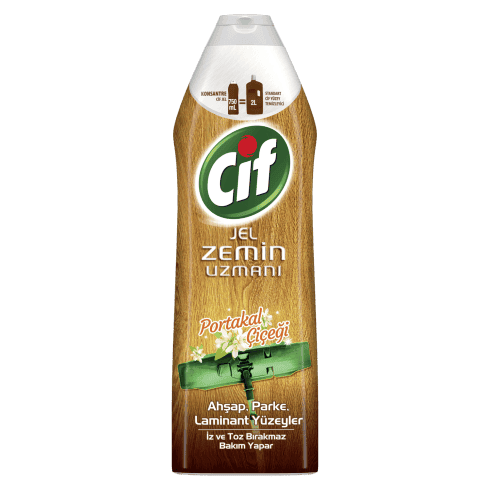 Cif Jel Zemin Uzmanı Portakal Çiçeği-Ahşap 750 Ml