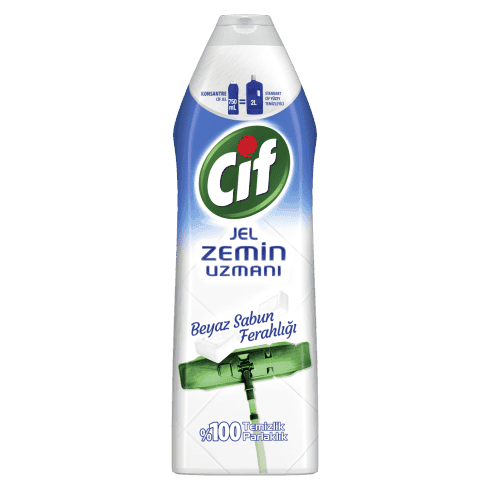 Cif Jel Zemin Uzmanı Beyaz Sabun Ferahlığı 750 Ml