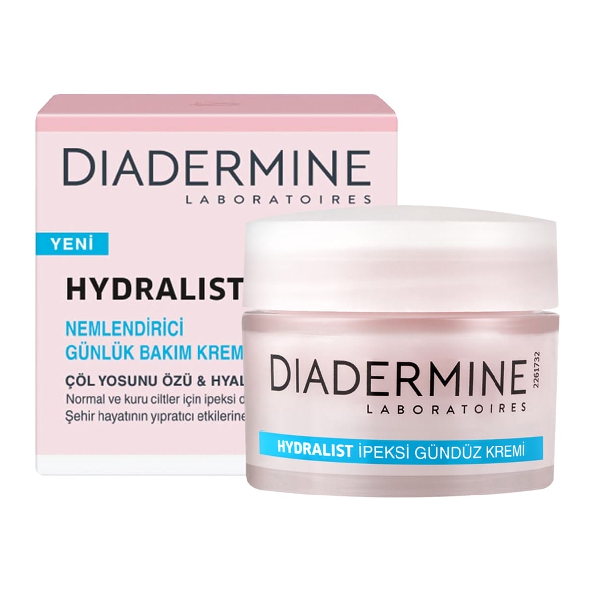 Diadermine Hydralis Nemlendirici Günlük Bakım Kremi İpeksi Doku 50 Ml