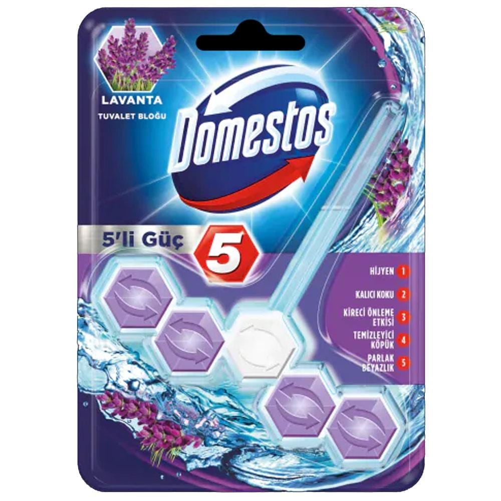 Domestos 5'li Güç Lavanta 55 Gr