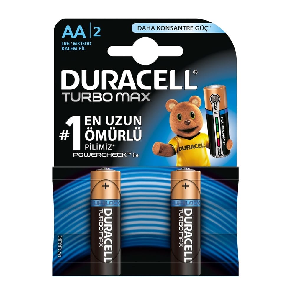 Duracell Turbo Max Kalem Pil 2 Aa 2 Adet