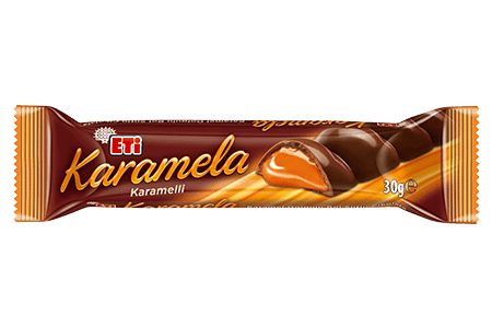 Eti Karamela - Milk Chocolate With Caramel Filling 30 gr