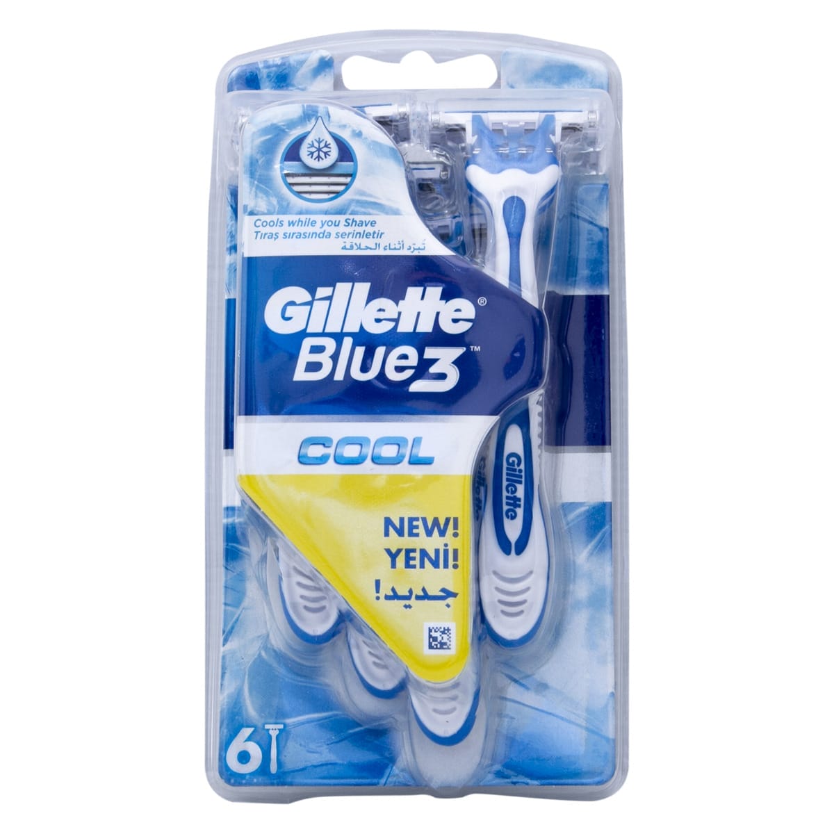 Gillette Blue 3 Cool Disposable Razors 6 Adet