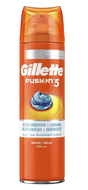 Gillette Gel Fusion5 Ultra Sensitive Cooling 200 Ml