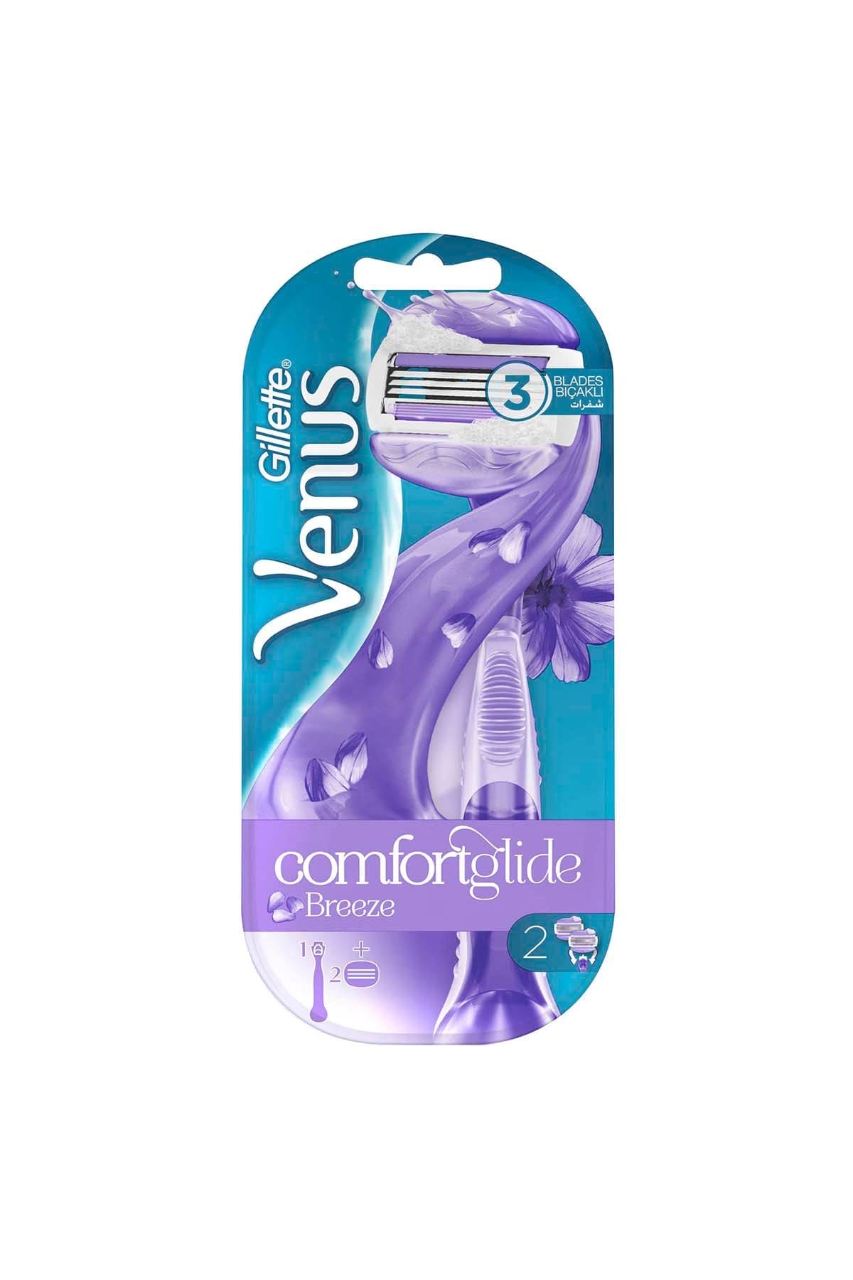 Gillette Venus Comfortglide Breeze Razor With 2 Refill 1 Adet