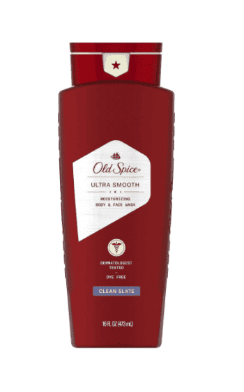 Old Spice Ultra Smooth Clean Slate Face & Body Wash 400 Ml