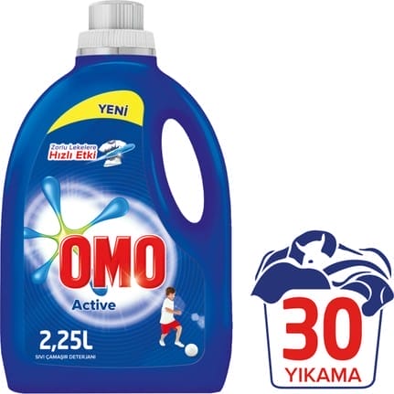 Omo Sıvı Deterjan Aktif 2250 Ml