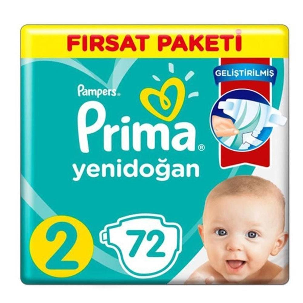 Pampers Prima No2  72 Adet