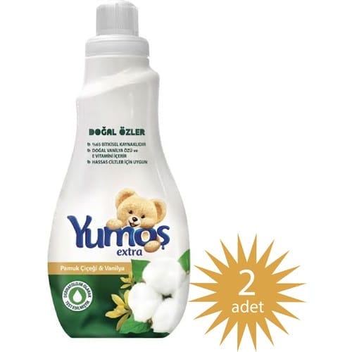 Yumoş Extra Doğal Özlü Pamuk Çiçeği&vanilya 1200 Ml